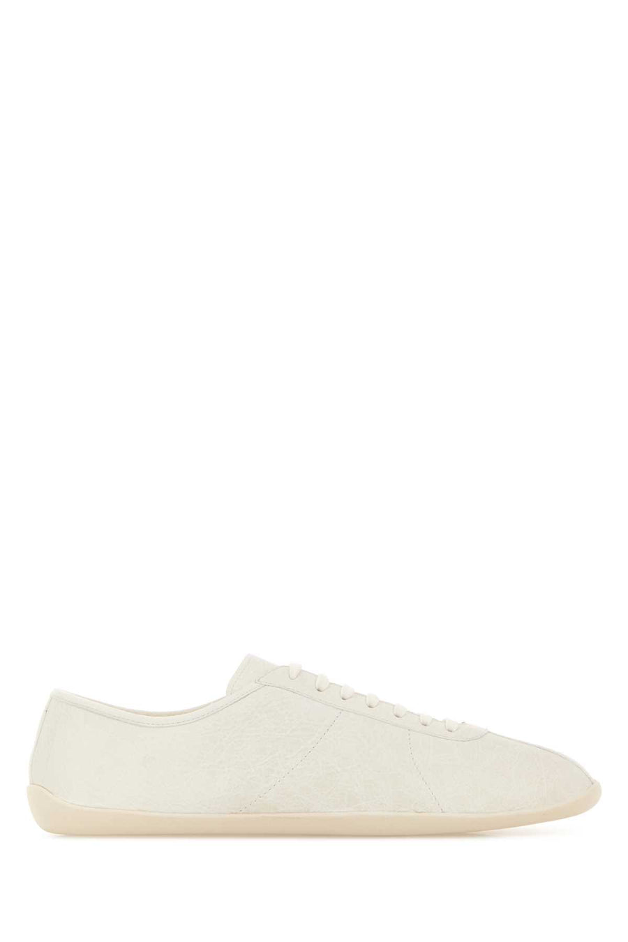 The Row Sneakers Exterior: 100% Leather sneaker in white