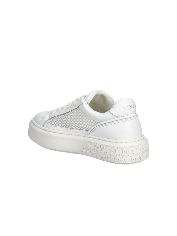 Pinko Upper: 61% Bos Taurus (Cow) sneaker in white