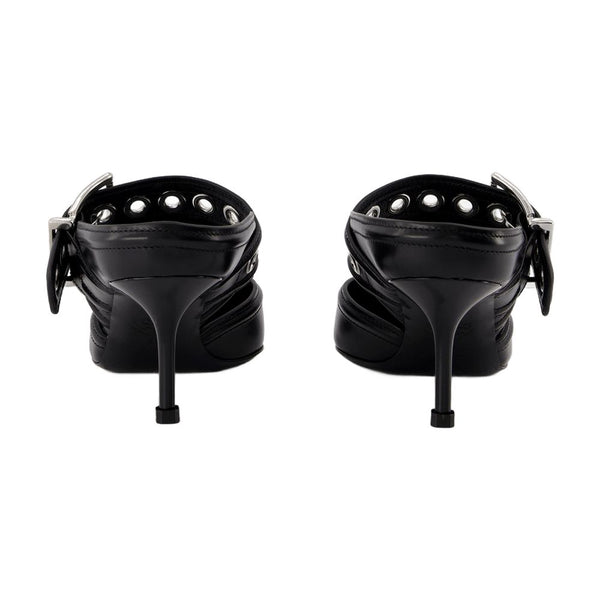 Alexander McQueen Leather sandals in black