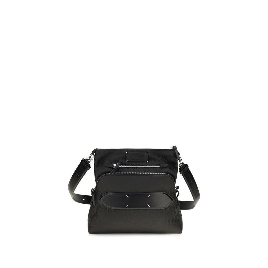 Maison Margiela 100% Lamb leather shoulder bag in black