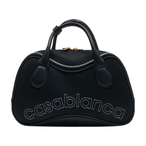 Casablanca calfskin mini bag in black