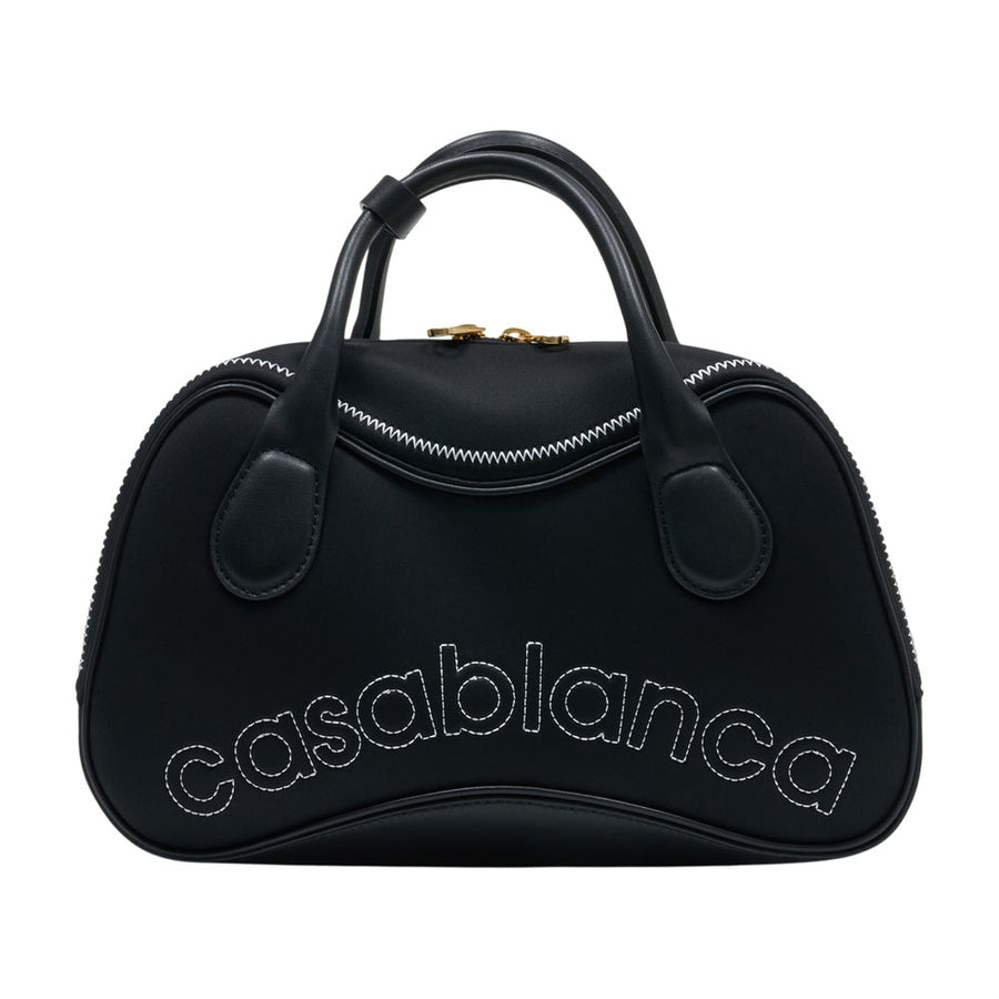 Casablanca calfskin mini bag in black