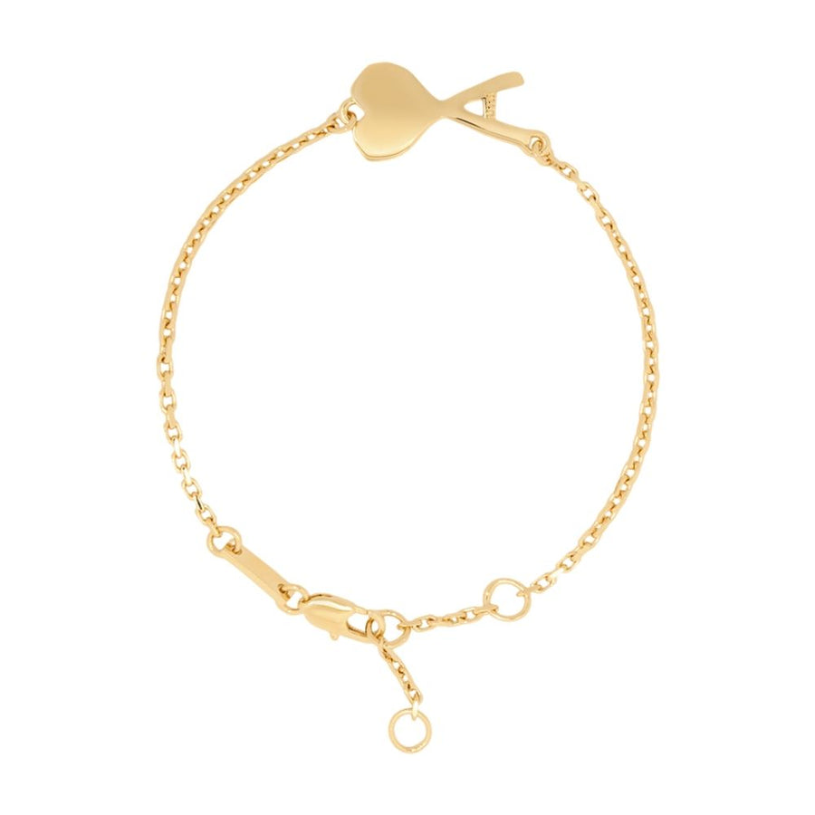 AMI Paris Metal bracelet in gold