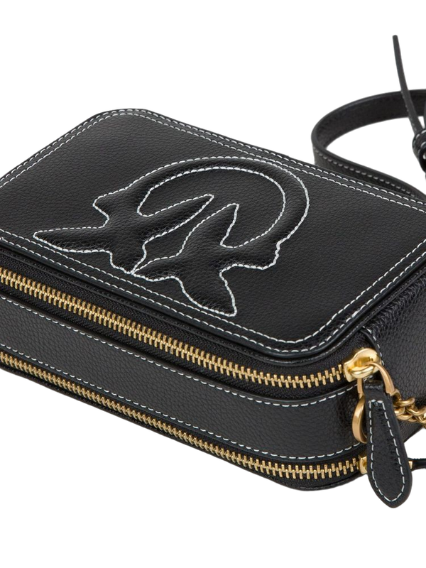 Pinko 100% Sheep Leather crossbody bag in black
