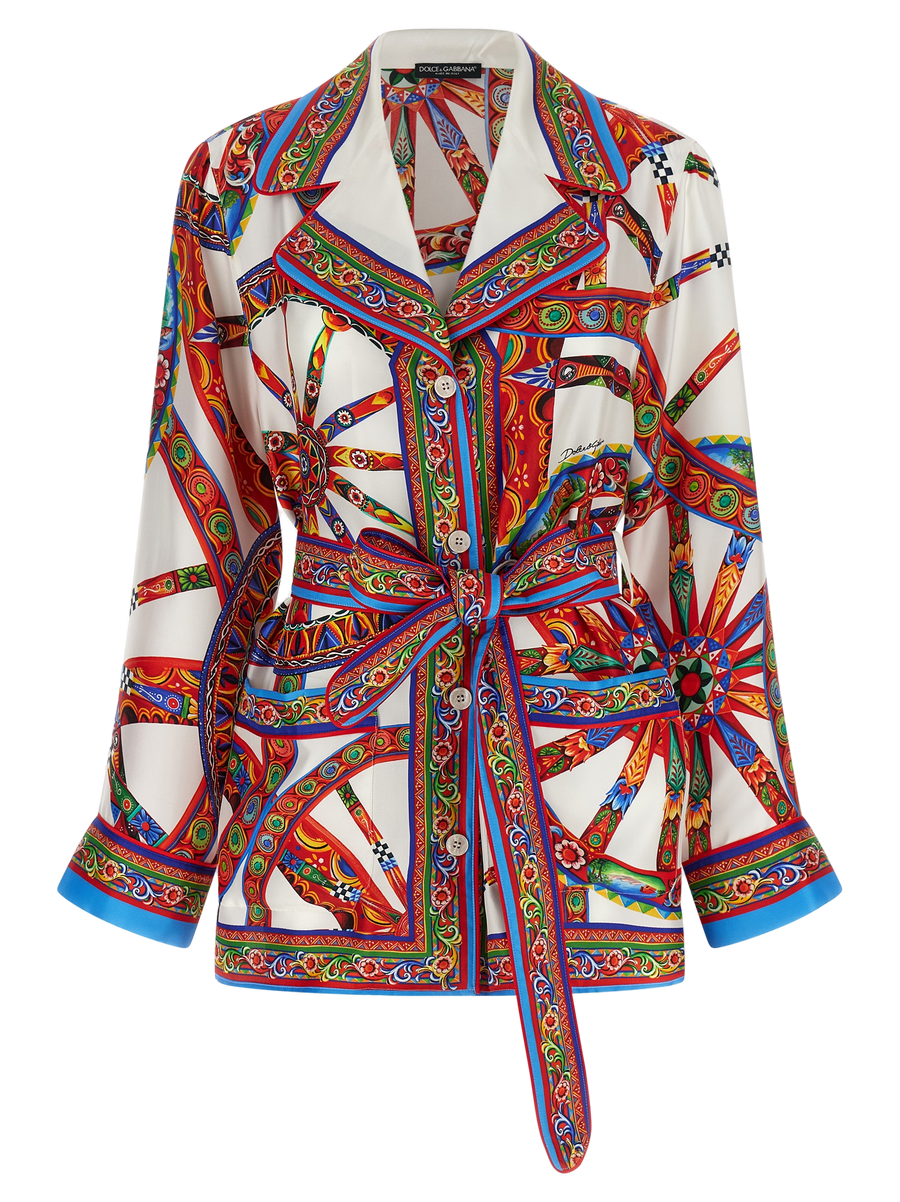 Multicolor Silk Blouse