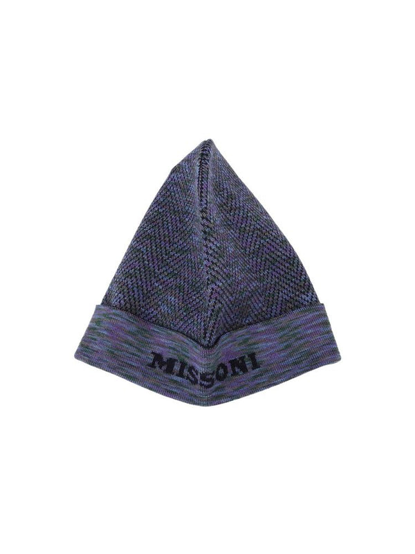 Missoni CP00WOUA488_0003_ONESIZE_Missoni 100% Wool beanie in navy