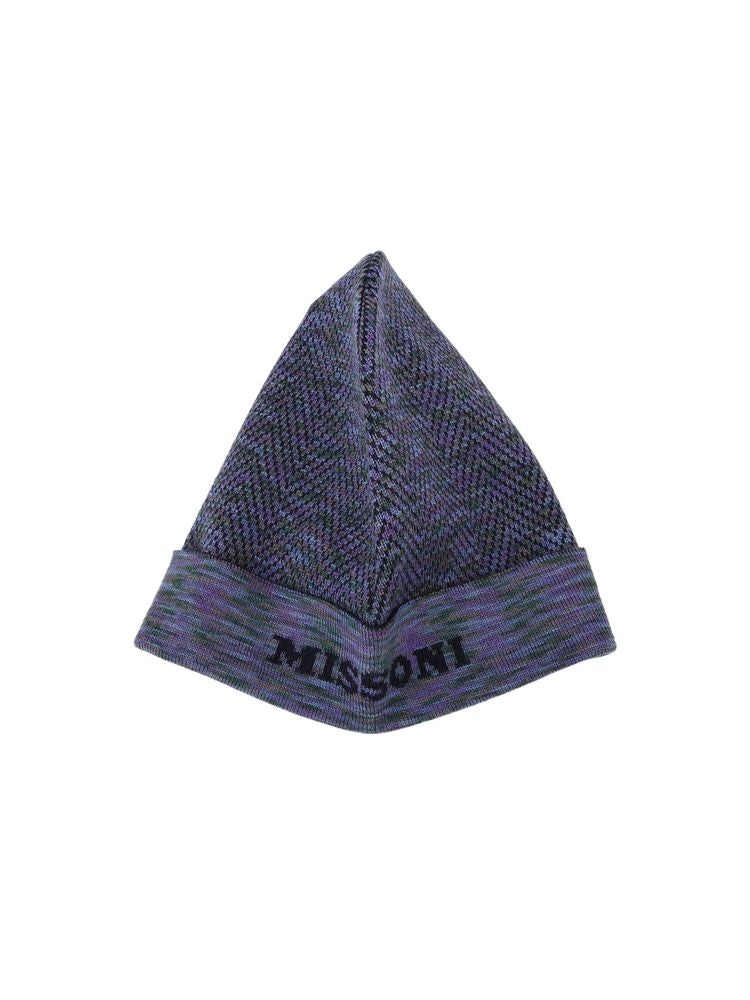 Missoni CP00WOUA488_0003_ONESIZE_Missoni 100% Wool beanie in navy