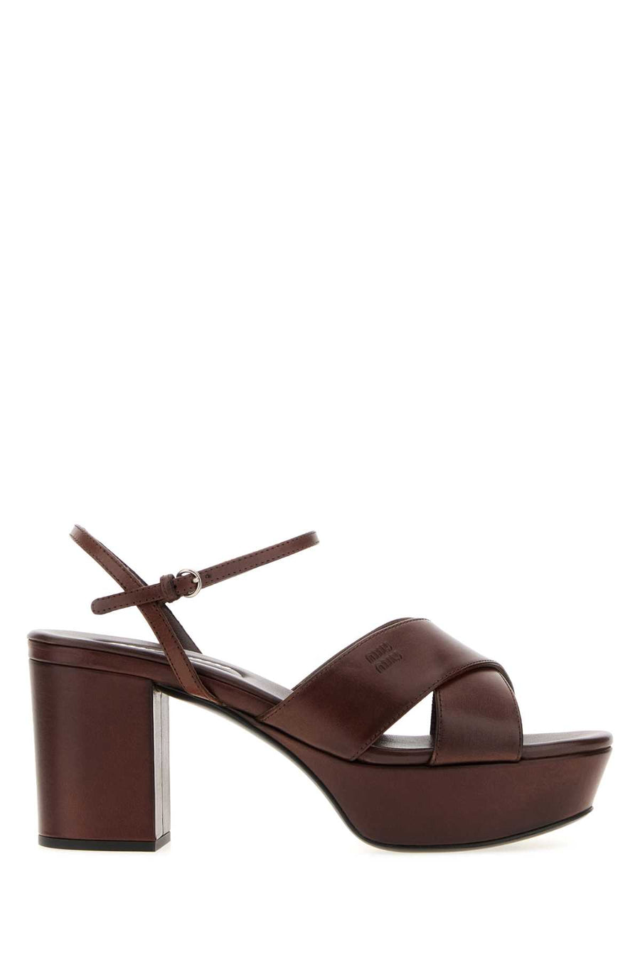 Chocolate Leather Sandals Caffe Vitello Sandali