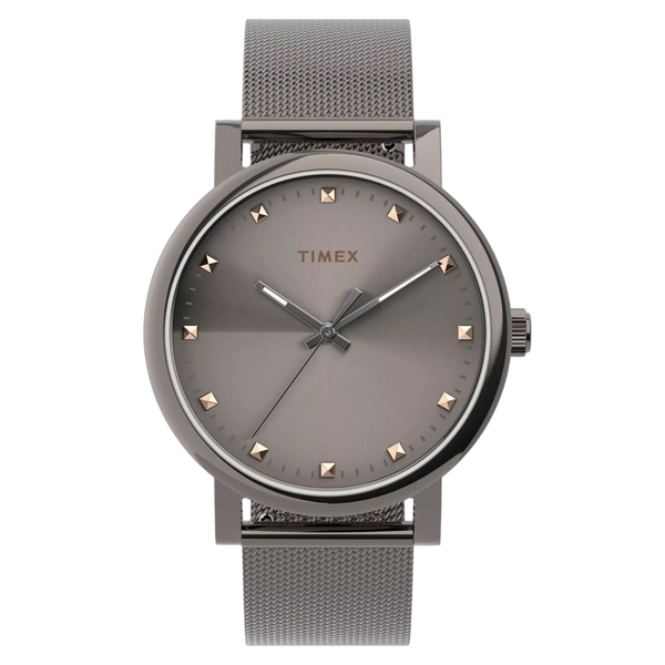 Timex Stainless steel case watch in gray