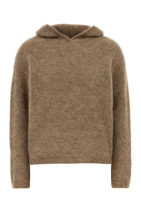 S Maxmara 82% Mohair sweater in beige