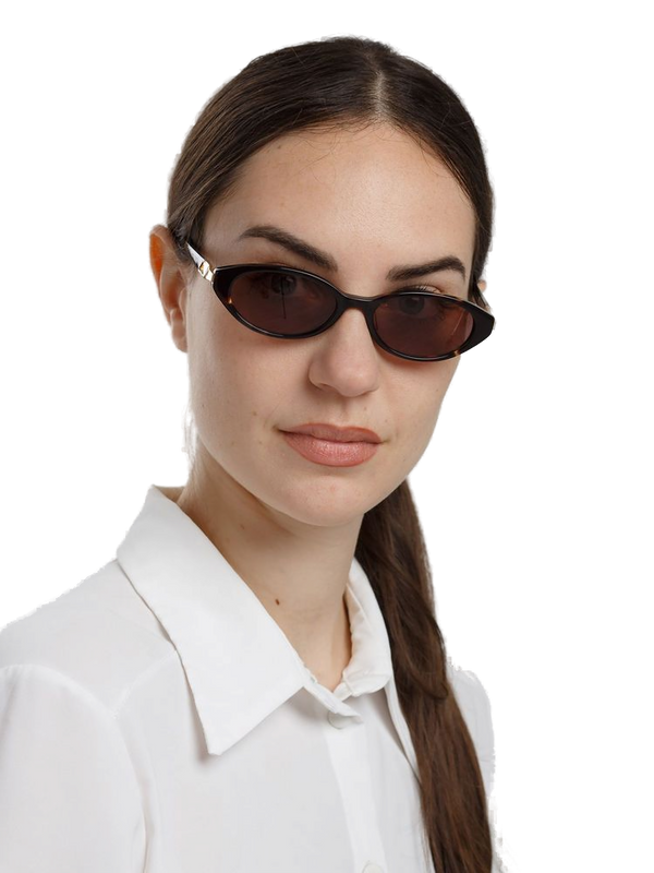 Hickmann HI9301 Acetate sunglasses in brown