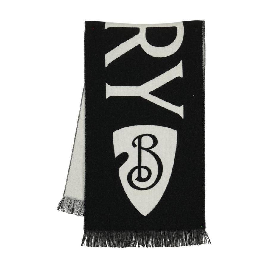 Burberry wool scarf in black