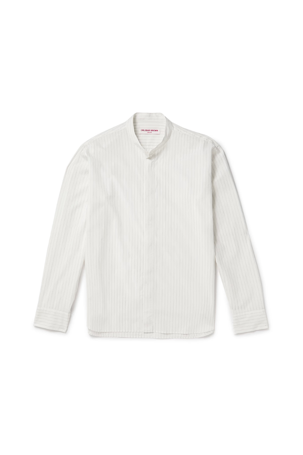 Orlebar Brown 100% cotton shirt in white