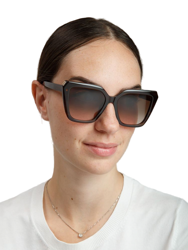 Furla SFU978 Acetate frame sunglasses in brown