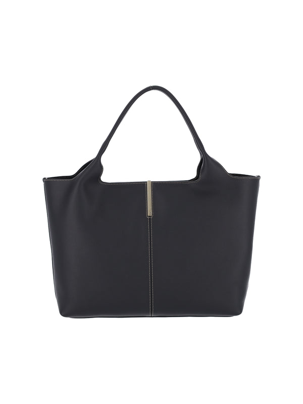 Tod's 100% Calf Leather tote bag in black