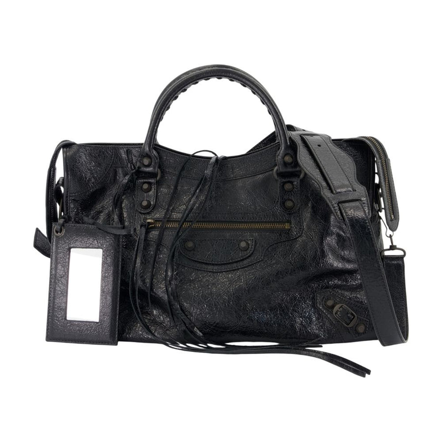 Le City Bag - Balenciaga Leather Black Lambskin / Handbags-purses