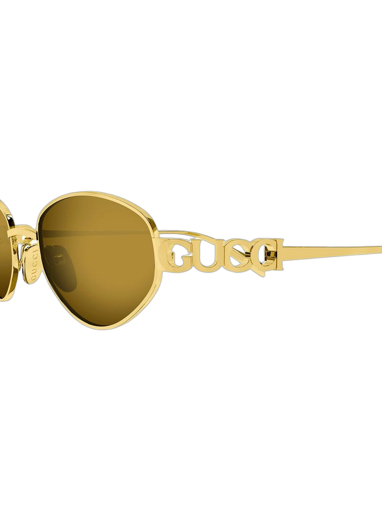 Gucci GG1935S Metal frame sunglasses in gold