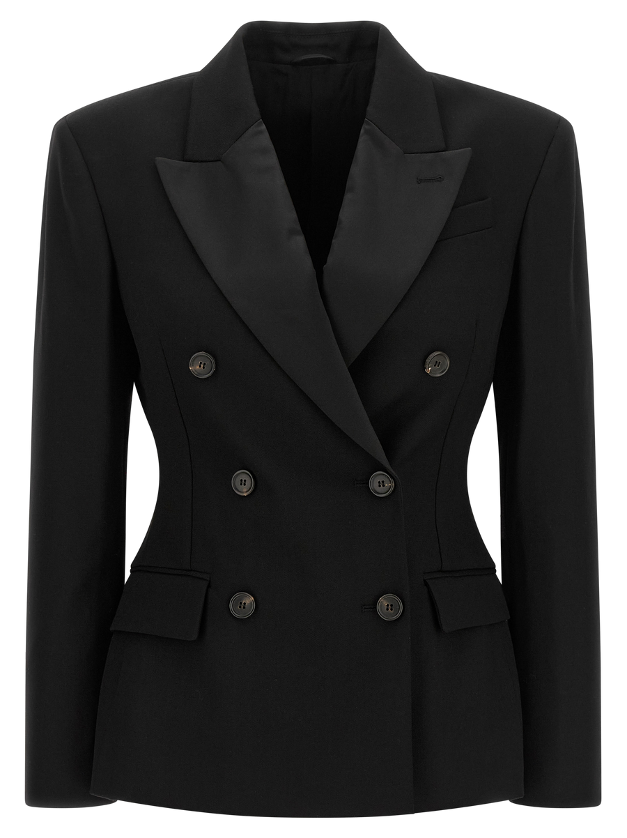 Black Virgin Wool Blazer Clothing