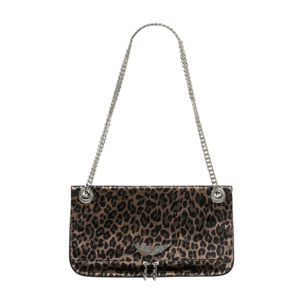 Zadig & Voltaire calfskin crossbody bag in brown