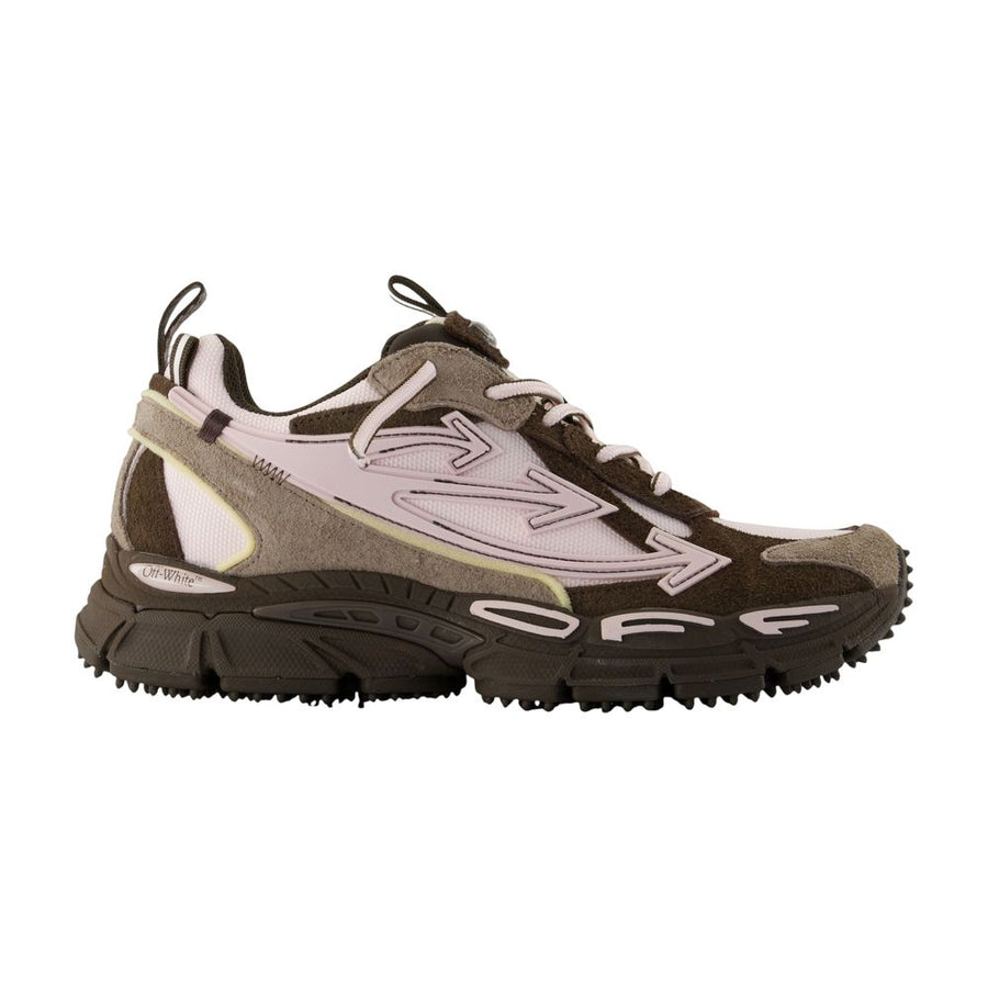 Off-White Calfskin leather sneaker in brown