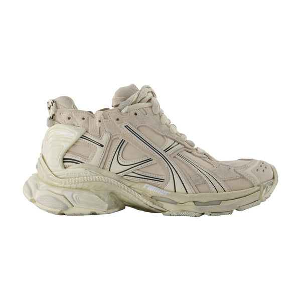 Balenciaga leather sneaker in beige