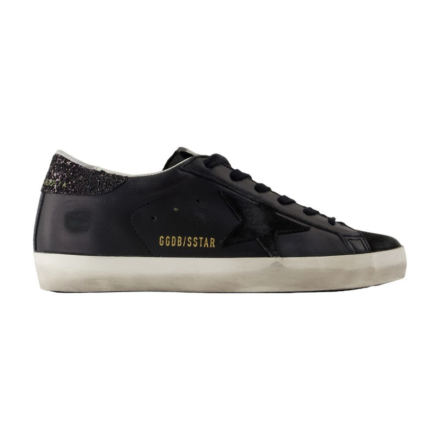 Golden Goose Deluxe Brand calfskin sneaker in black