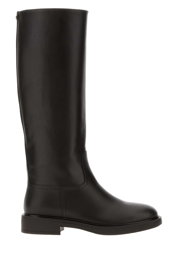 Gianvito Rossi Exterior: 100% Leather boot in brown