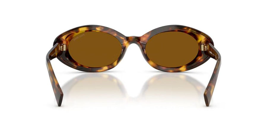 Miu Miu 0MU Acetate frame sunglasses in brown