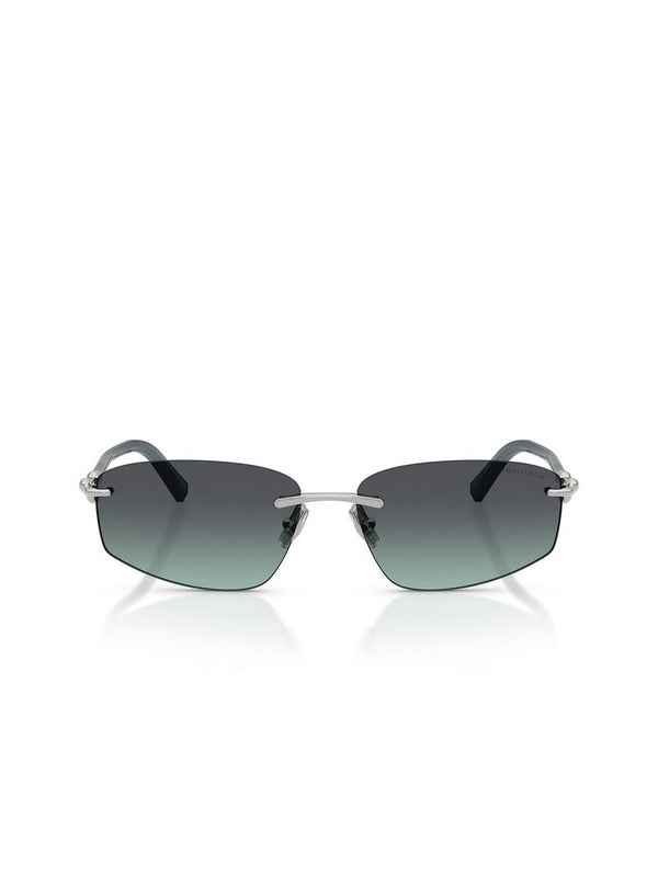 Tiffany Sole Metal frame sunglasses in gray