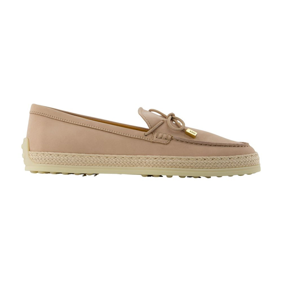 Tod's Calfskin loafer in beige
