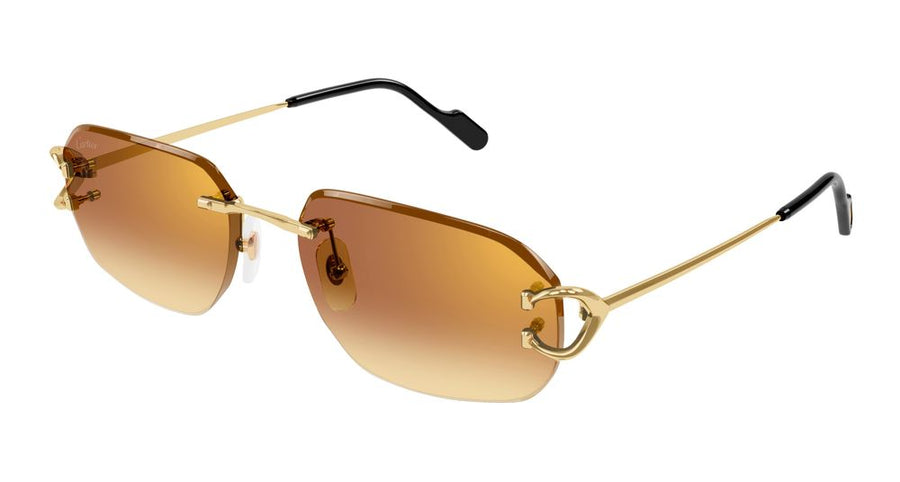 Cartier CT0468S Metal sunglasses in gold