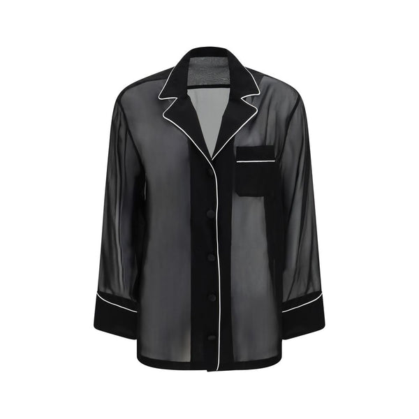 Dolce & Gabbana 100% Silk blouse in black