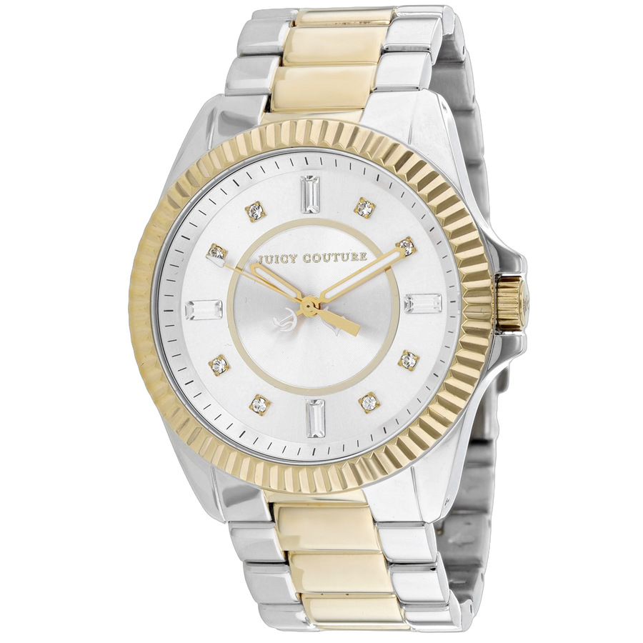 Juicy Couture Stainless steel case watch in silver