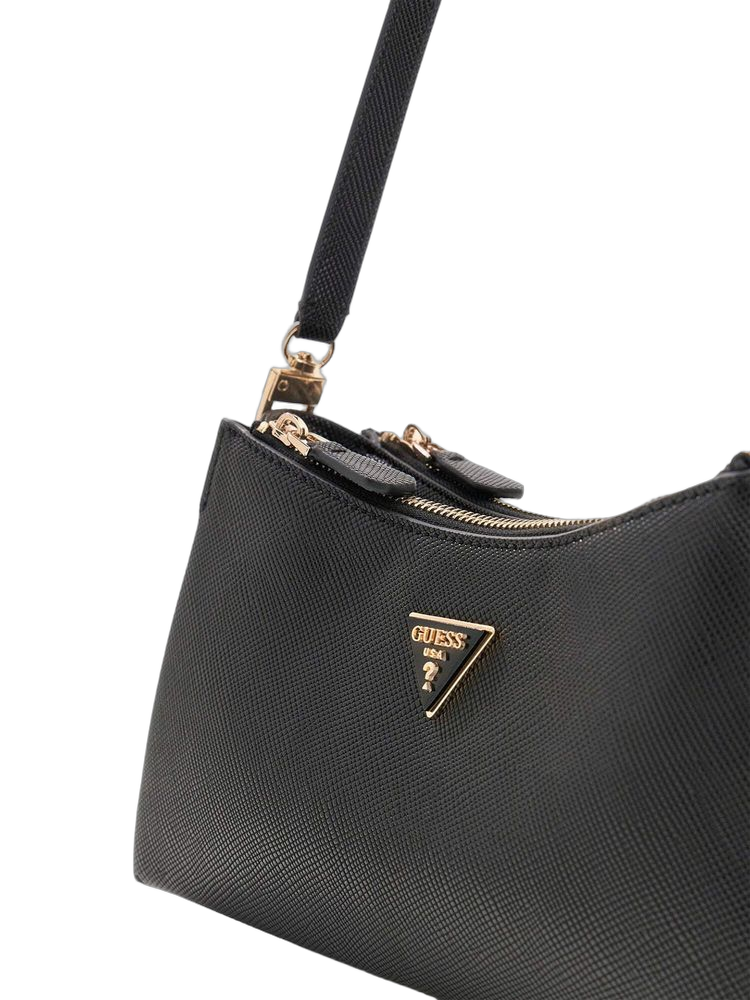 Guess 100% Polyurethane shoulder bag in black