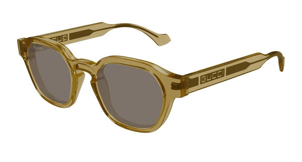 Sunglasses Gucci Gg1730s 003 Yellow Brown 50-21-145 Injected