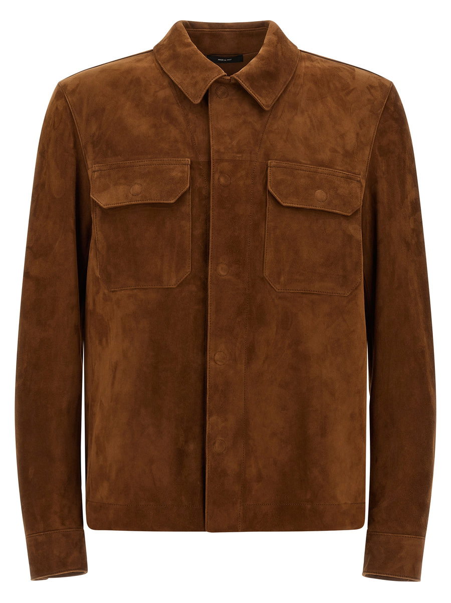 Brown Lamb Leather Jacket Clothing