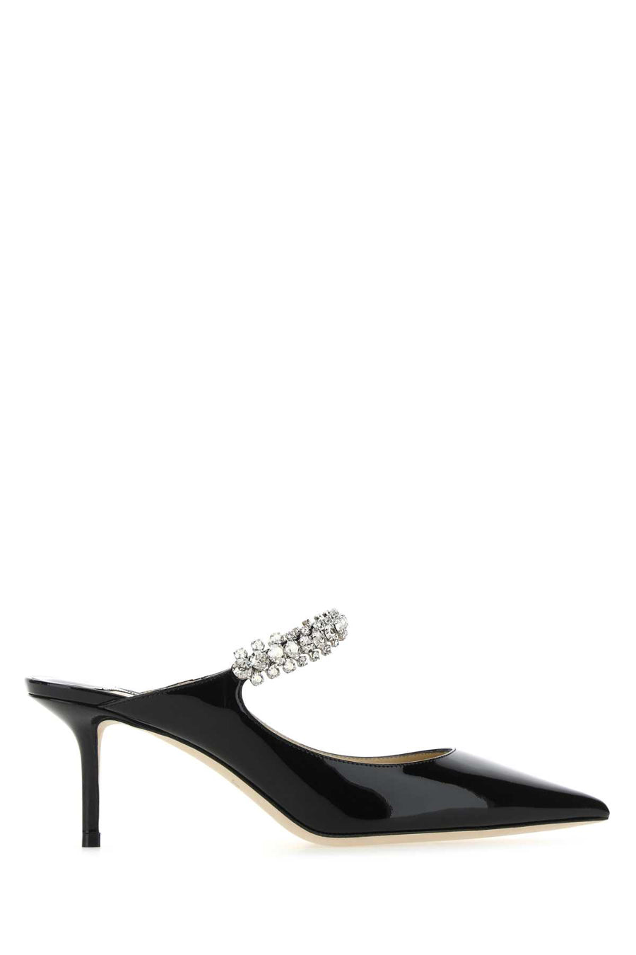Black Leather Bing 65 Mules Scarpe Con Tacco