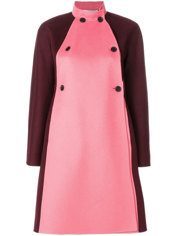 Valentino Wool and cashmere-blend coat in pink