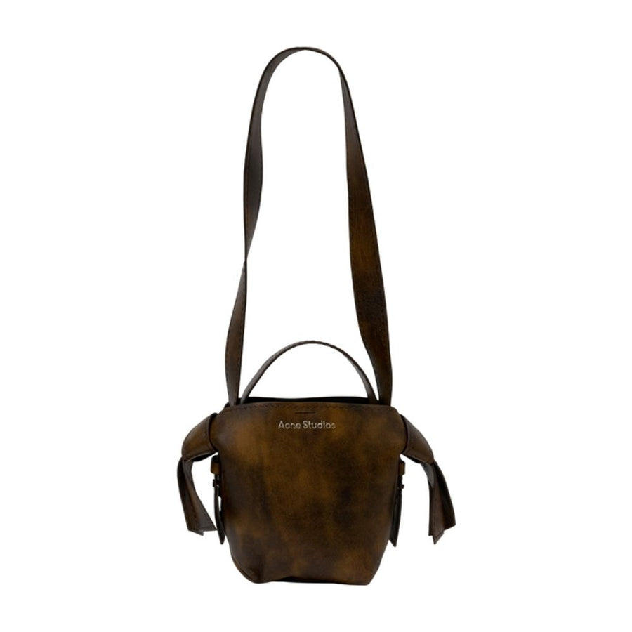 Acne Studios Calfskin shoulder bag in brown