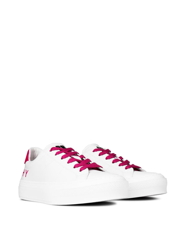 Givenchy Leather upper sneaker in white
