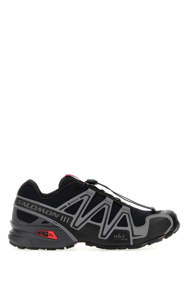 Salomon Exterior: 100% Fabric sneaker in black