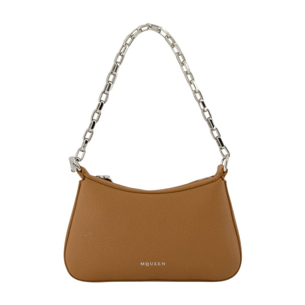 Alexander McQueen Calfskin shoulder bag in brown