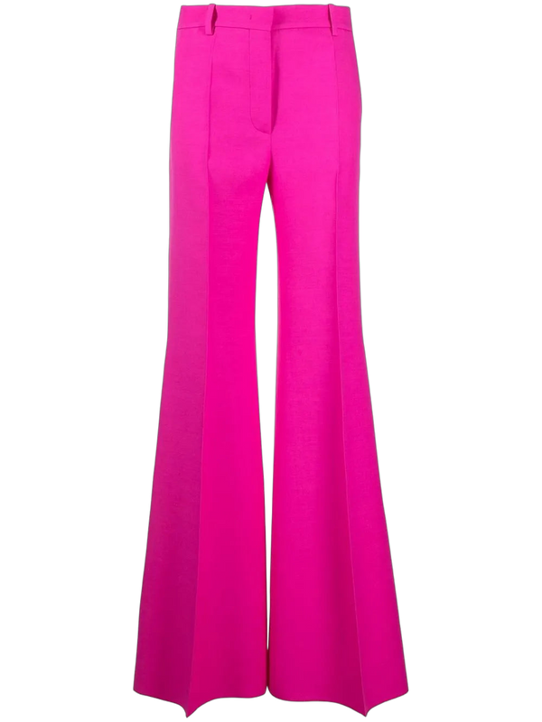 Valentino virgin wool trousers in pink
