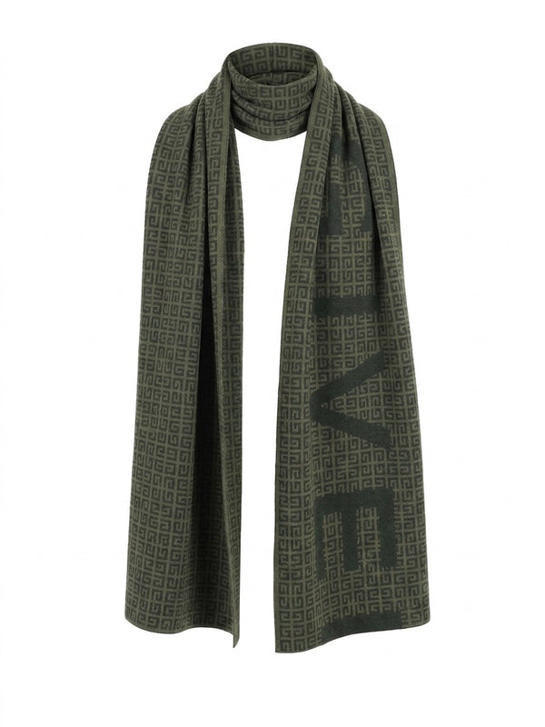 Green Wool Scarf