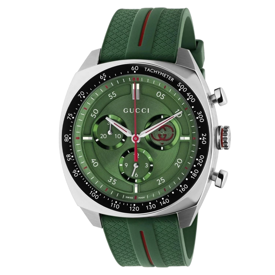 Gucci Stainless steel case watch in green