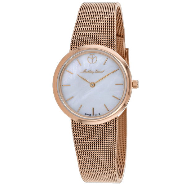 Mathey Tissot Stainless steel case watch in rose gold