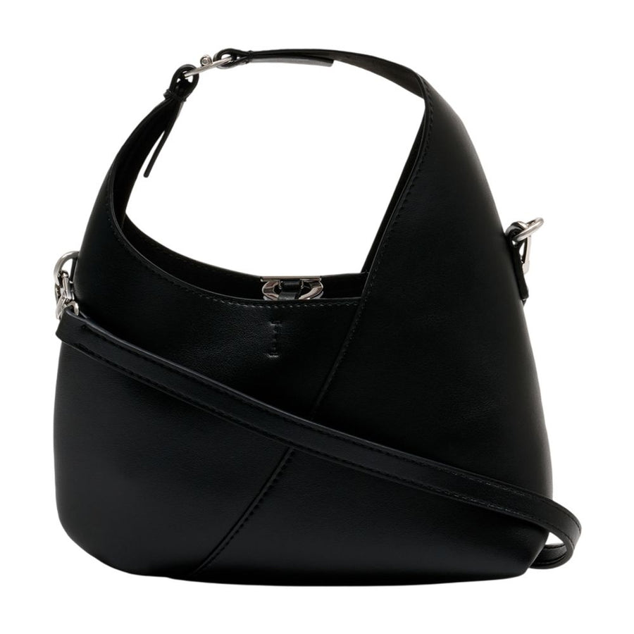 SamsøE SamsøE calfskin shoulder bag in black