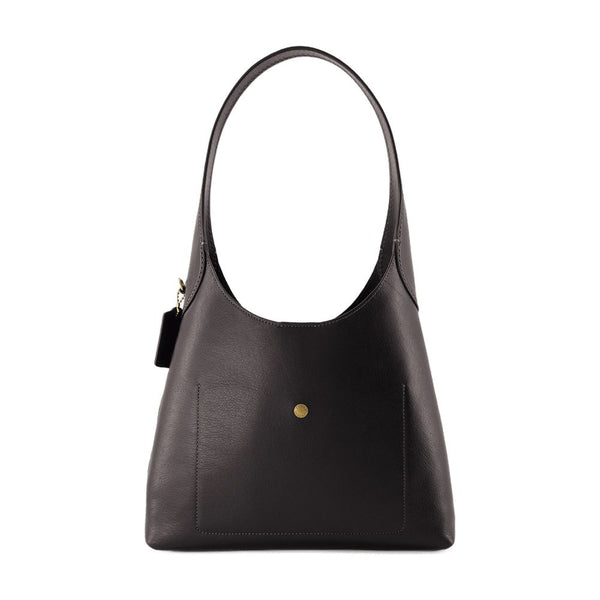 Coach Cowhide shoulder bag in black