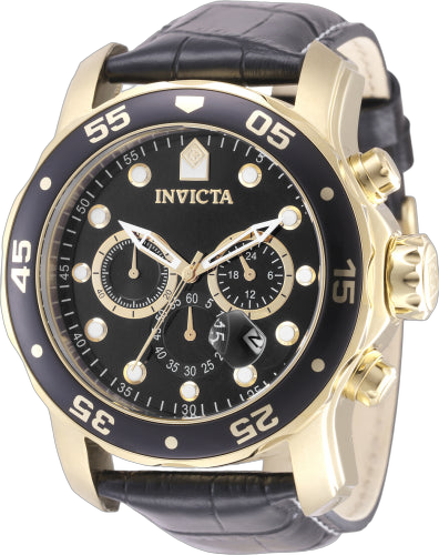 Invicta Stainless steel case watch in gold