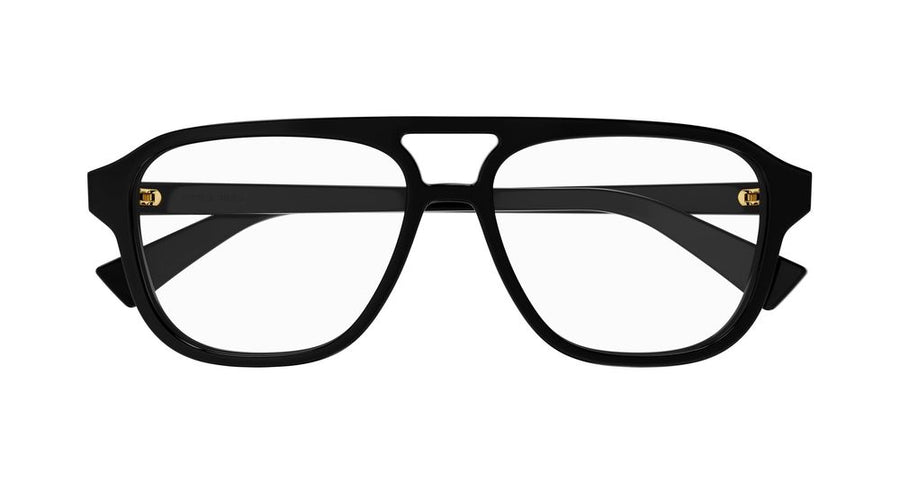Bottega Veneta BV1294O Recycled Acetate eyeglasses in black